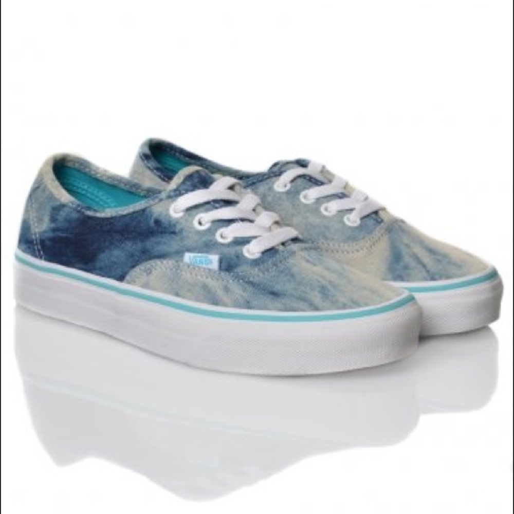 Vans Acid Wash Denim Authentic Shoe